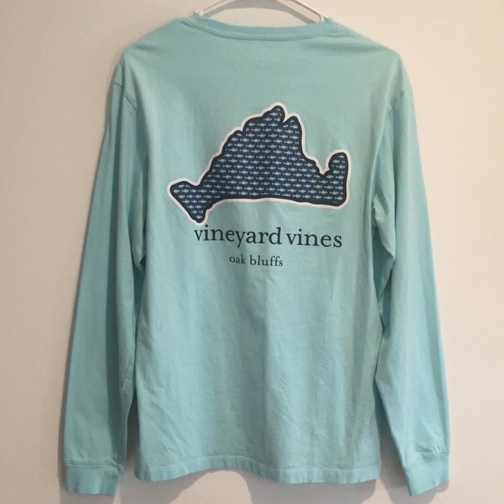 Vineyard Vines Whale Long-Sleeve Pocket Tee XS
